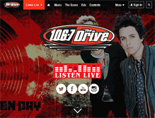 Tablet Screenshot of 1067thedrive.fm